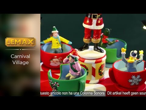 SANTA'S PEPPERMINT TEACUP SPINNER