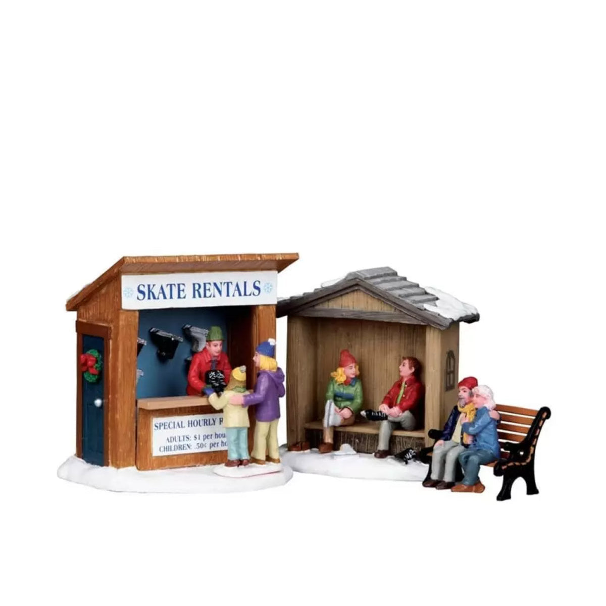 Skate Rentals božićna dekoracija odlazak na klizanje
